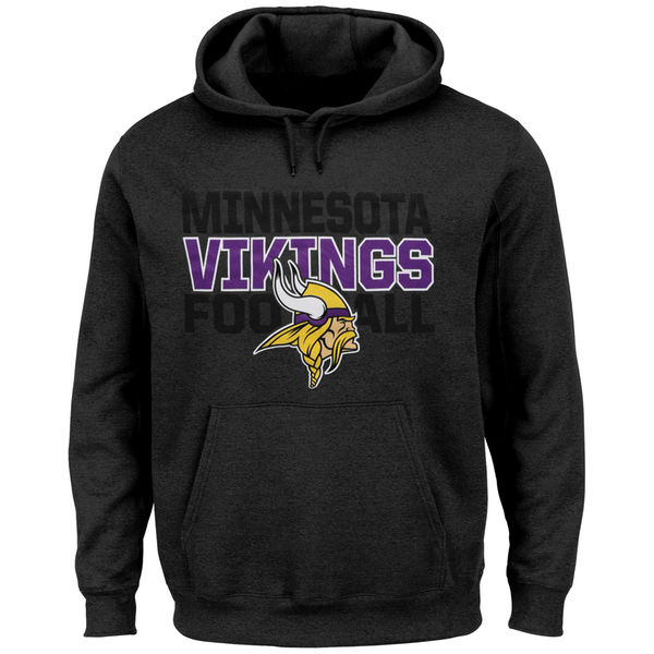 Men Minnesota Vikings 1st and Goal VI Hoodie Charcoal->minnesota vikings->NFL Jersey